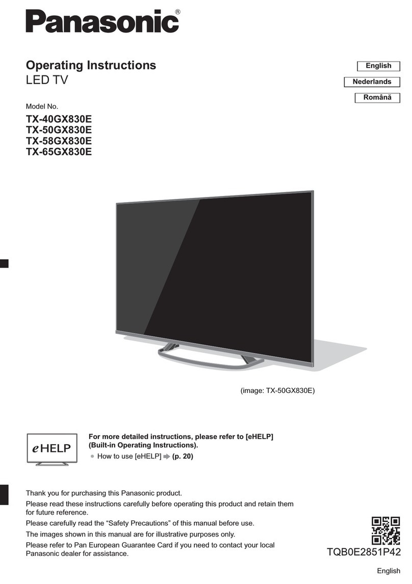 Panasonic TX-40GX830E User manual