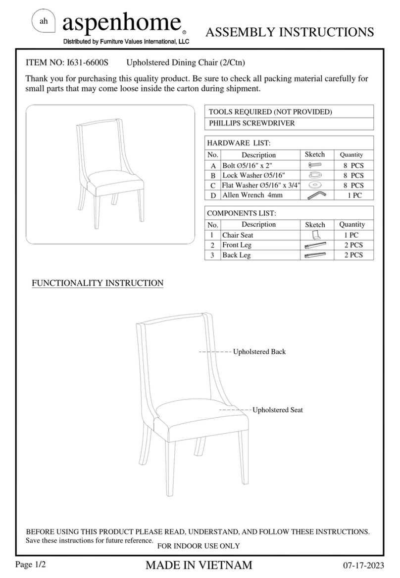 aspenhome I631-6600S User manual