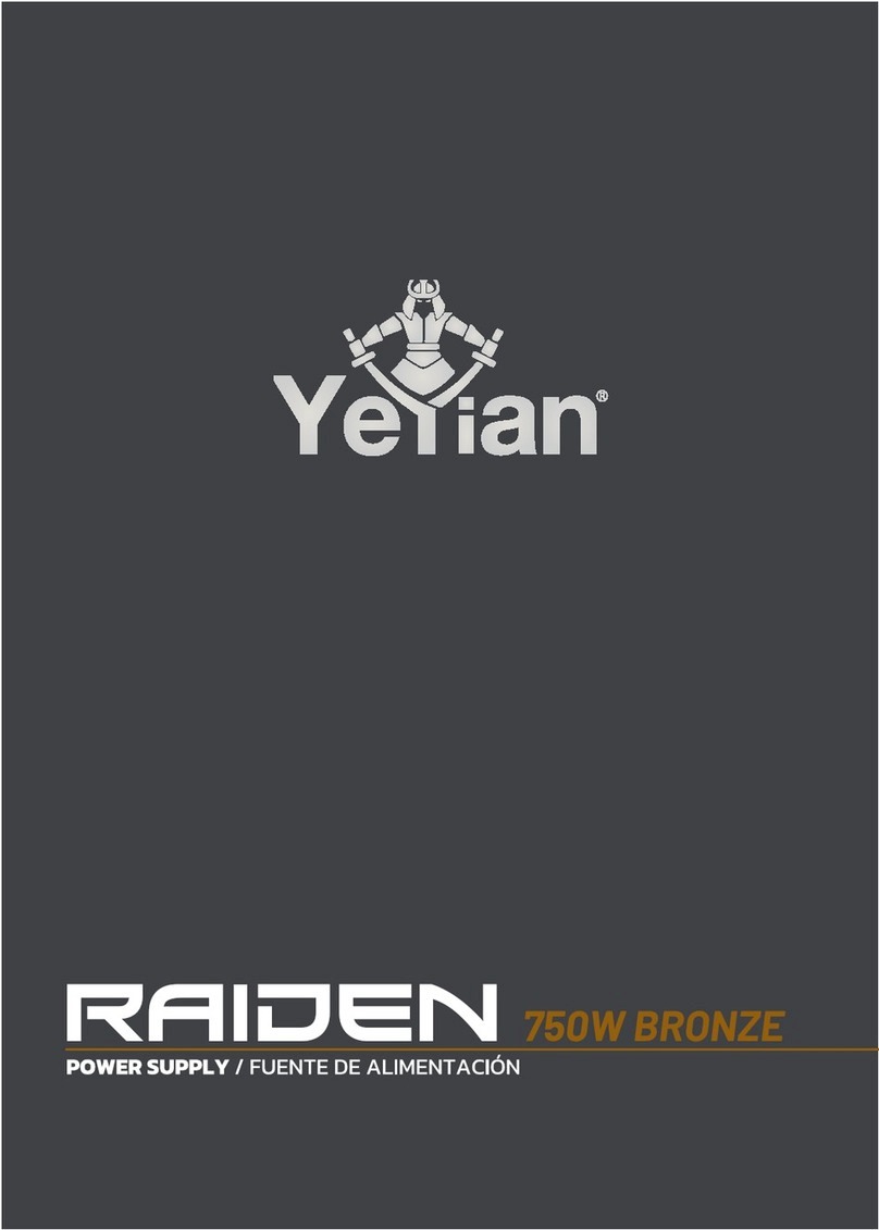 YEYIAN RAIDEN 750 Series manual