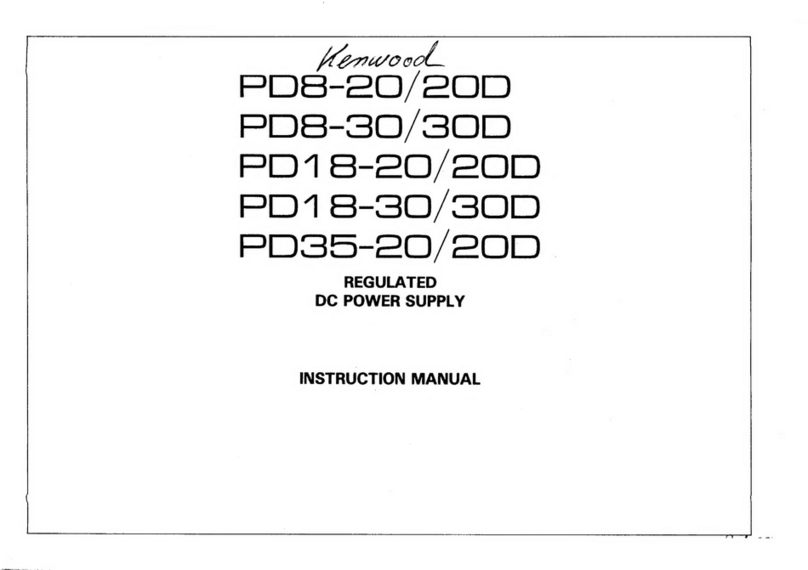 Kenwood PDS-20 instruction manual