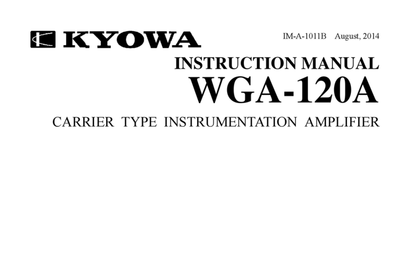 KYOWA WGA-120A instruction manual