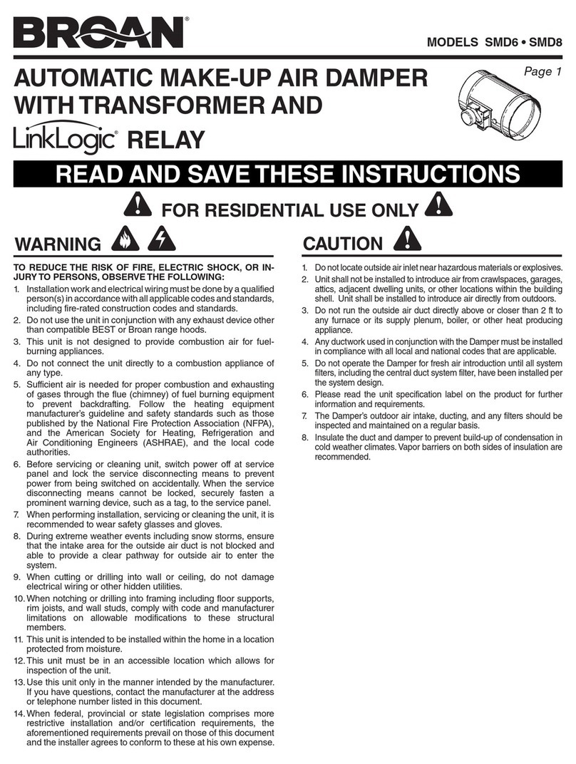 Broan SMD6 installation instructions