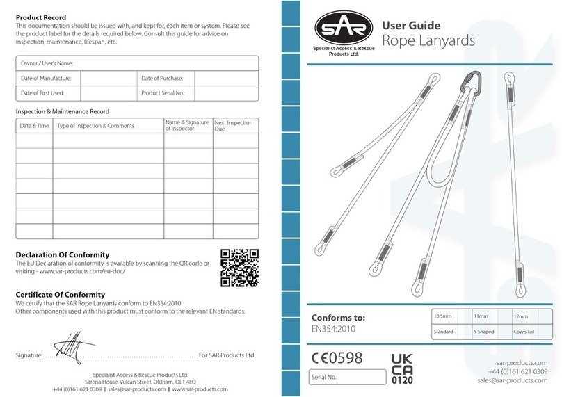 SAR Rope Lanyards user guide