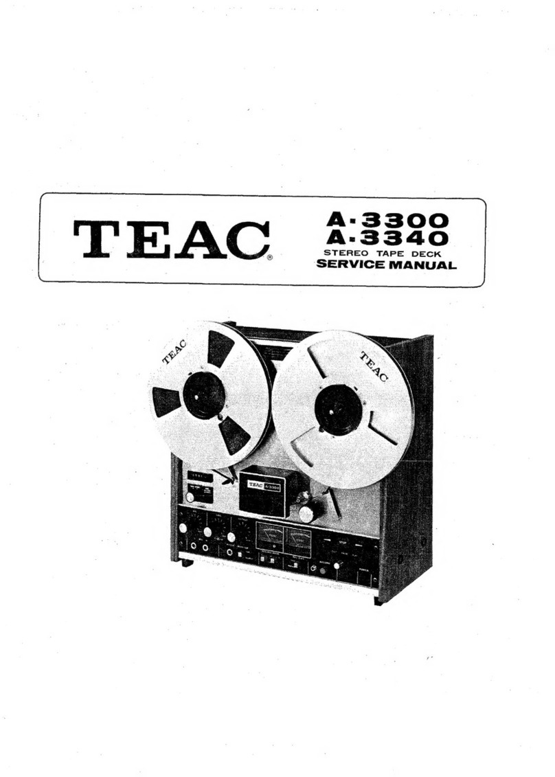 Teac A-3340 User manual