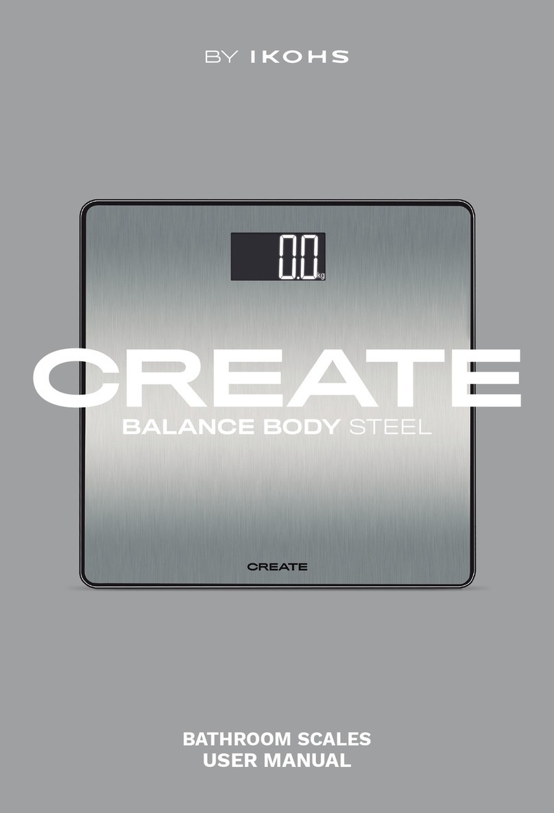 IKOHS CREATE BALANCE BODY STEEL user manual