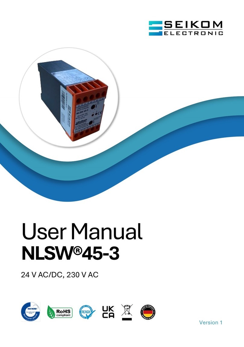 Seikom Electronic NLSW 45-3 user manual