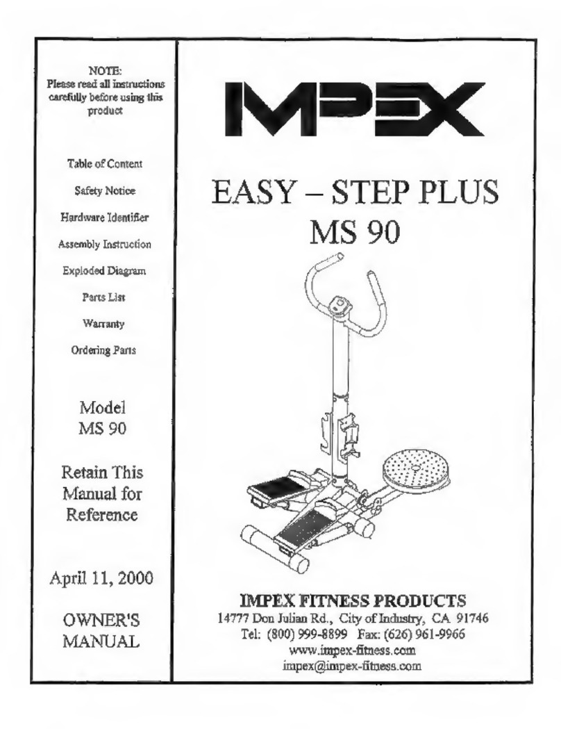 Impex EASY-STEP PLUS MS 90 User manual