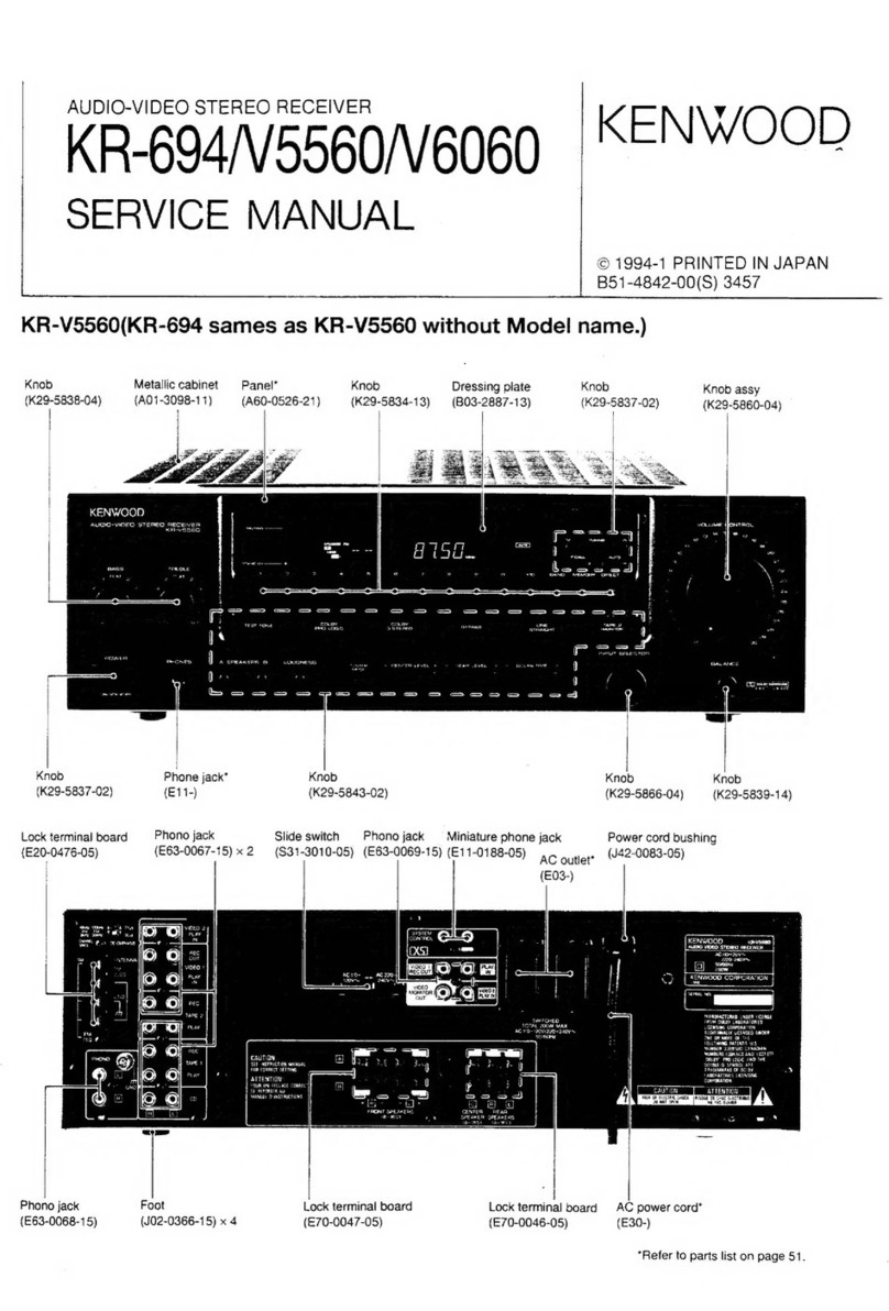 Kenwood KR-694 Service manual