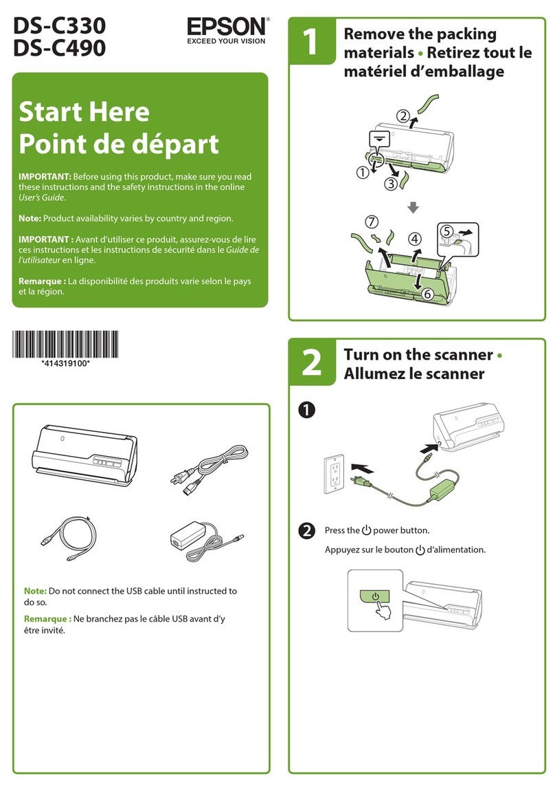 Epson DS-C330 Start here