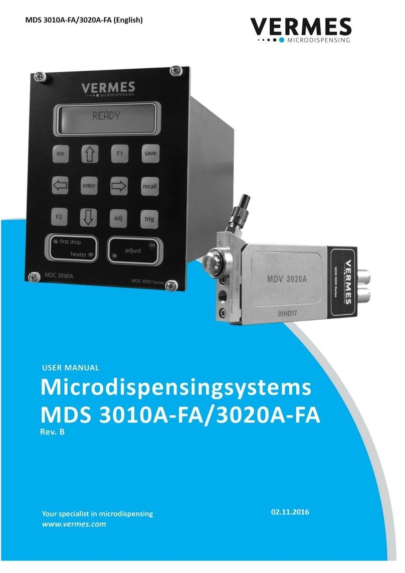 Vermes MDS 3010A-FA user manual