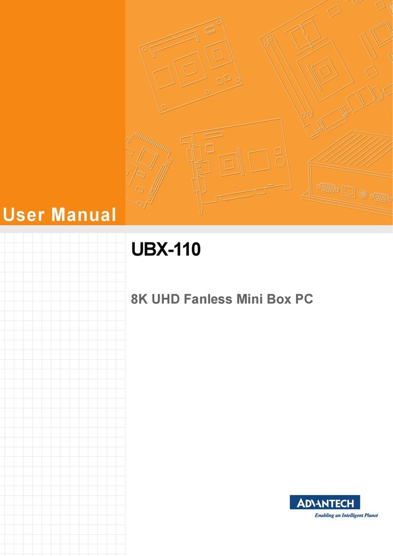 Advantech UBX-110 User manual