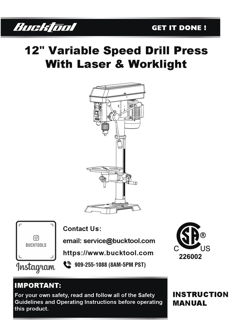 Bucktool DP12VL instruction manual