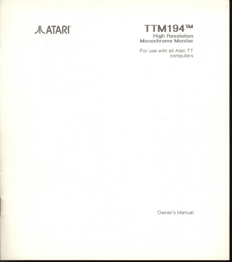 Atari TTM194 User manual