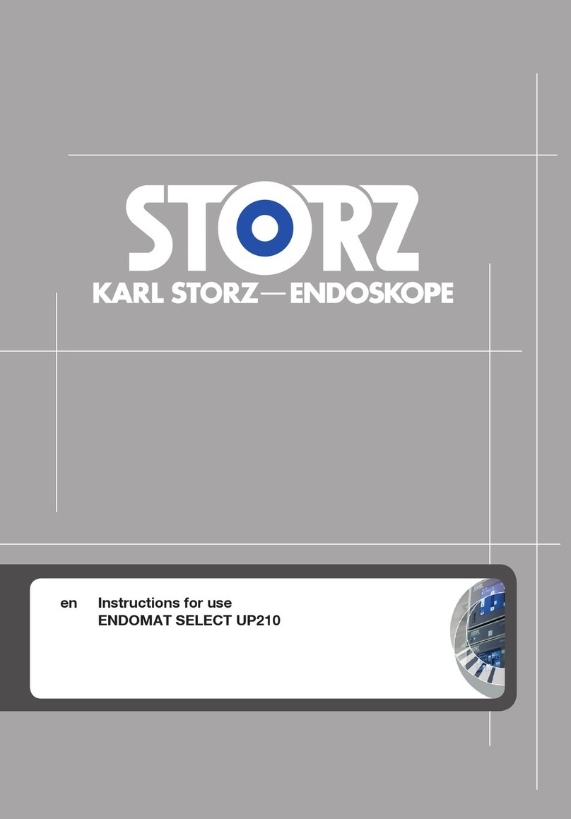 Storz ENDOMAT SELECT UP 210 Instructions for use