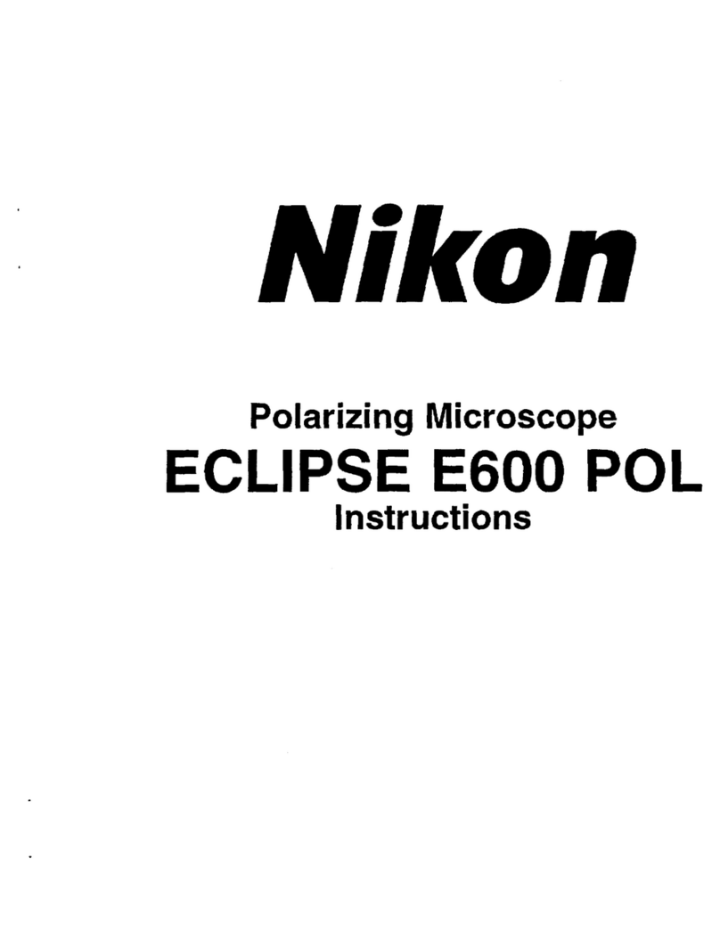 Nikon ECLIPSE E600 POL User manual