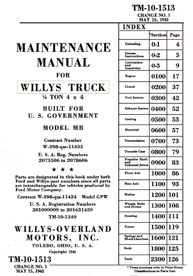 Willys MB Maintenance manual