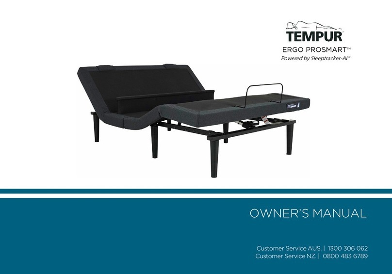 TEMPUR ERGO PROSMART owner's manual