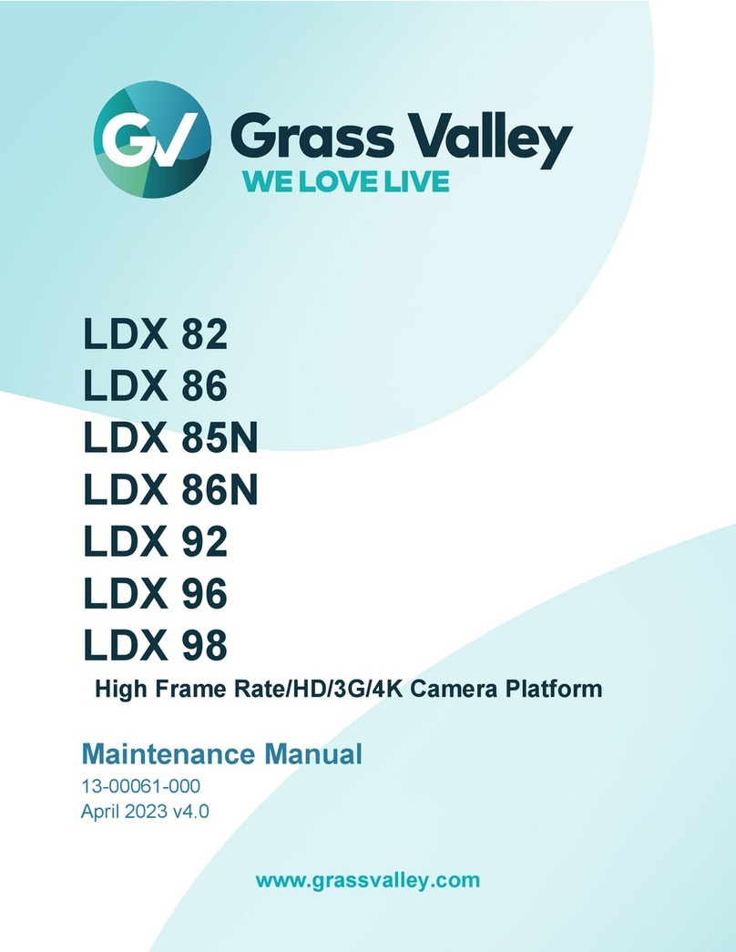 GRASS VALLEY LDX 82 Maintenance manual