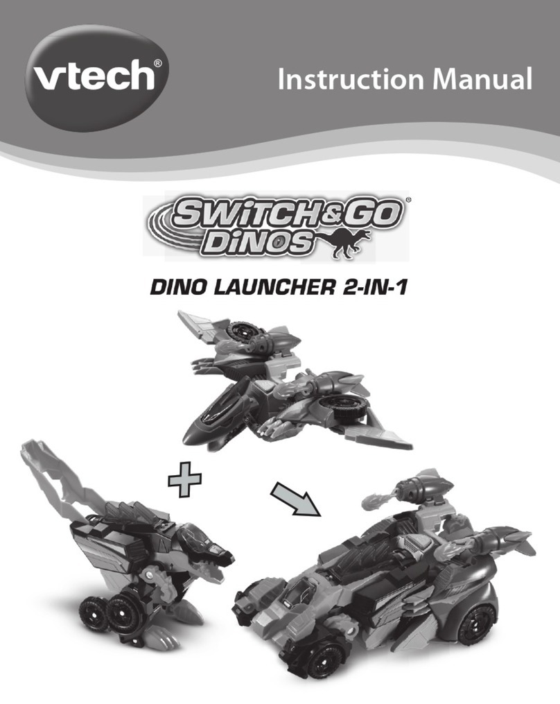V-tech Switch & Go Dinos Dino Launcher 2-in-1 User manual