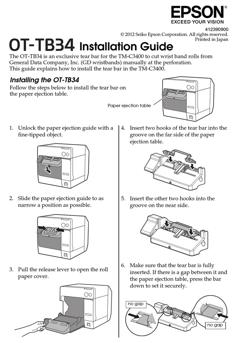 Epson OT-TB34 User manual