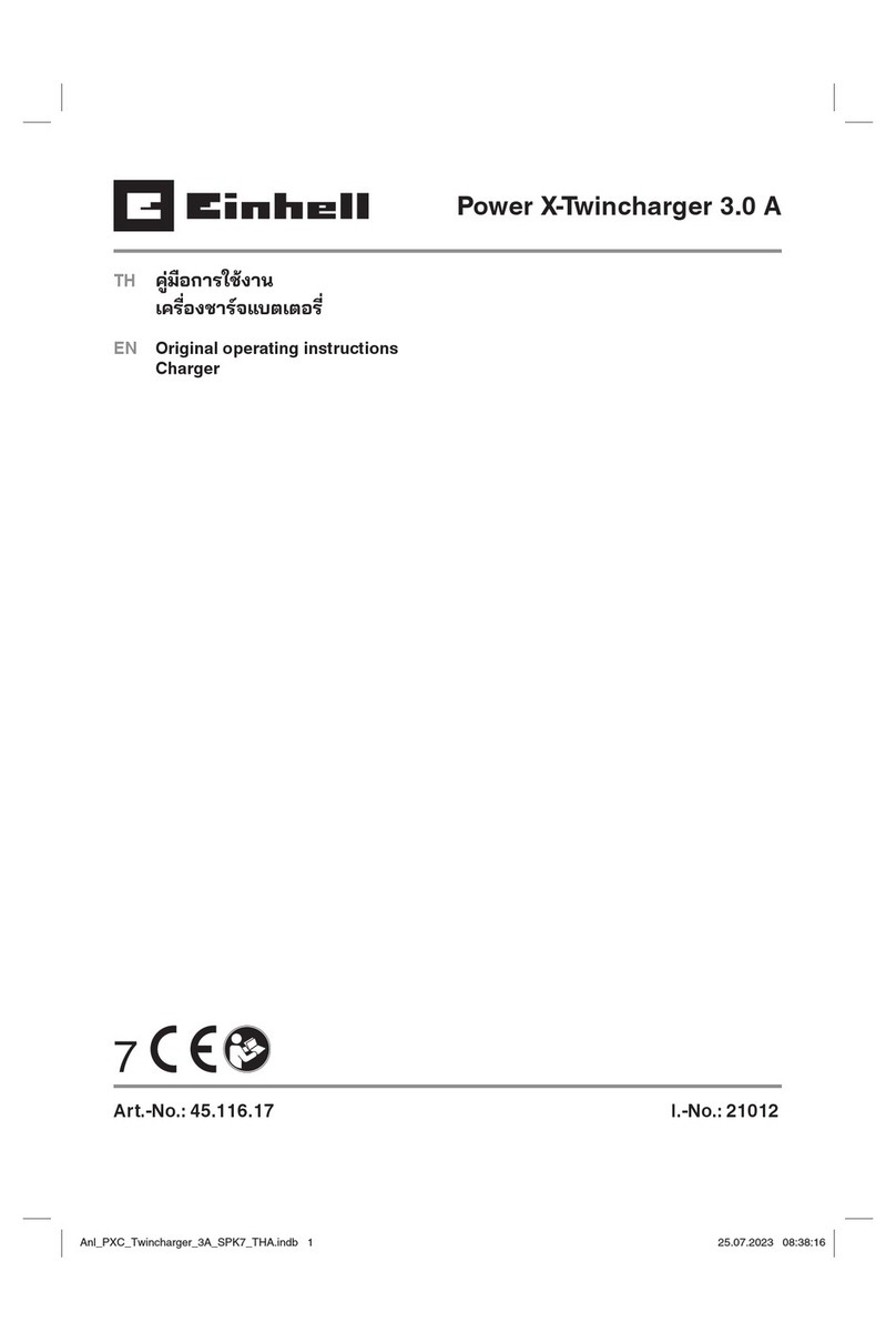 EINHELL Power X-Twincharger 3.0 A Original operating instructions