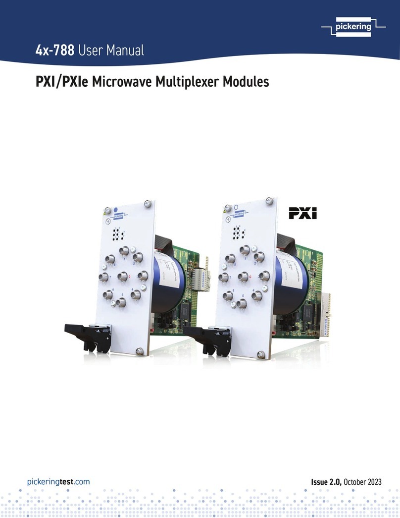 Pickering 4-788 Series User manual