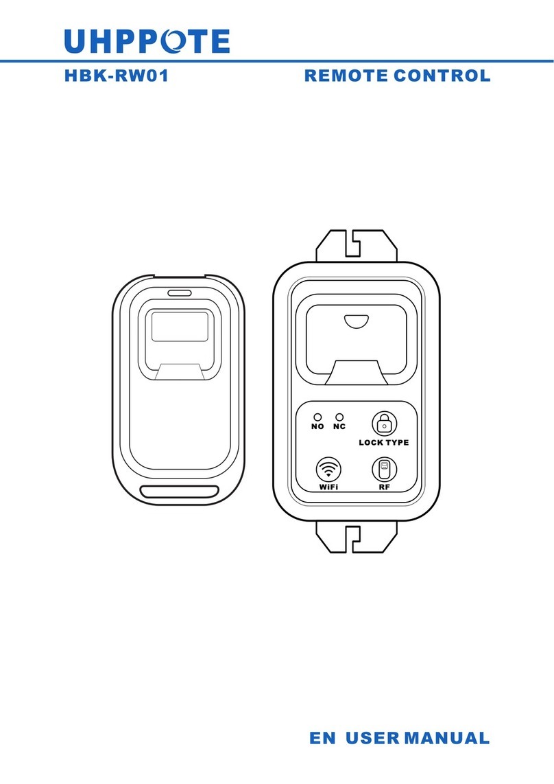 UHPPOTE HBK-RW01 User manual