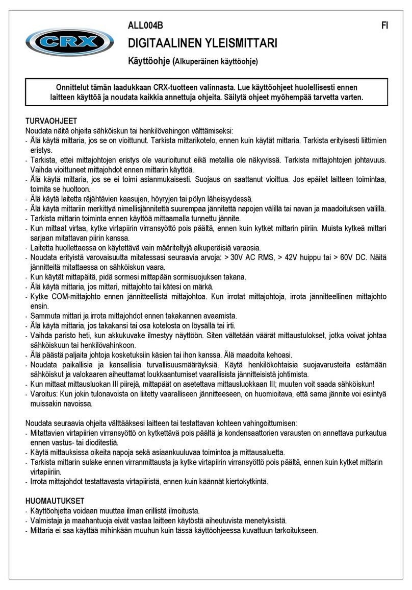 CRX ALL004B User manual