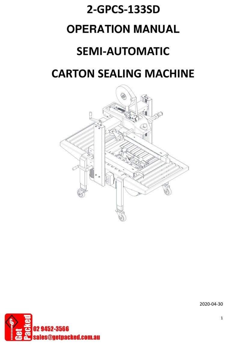 Get Packed 2-GPCS-133SD Operation manual