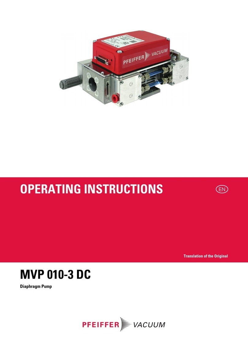 Pfeiffer Vacuum MVP 010-3 DC operating instructions