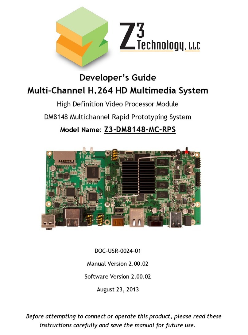 Z3 Technology Z3-DM8148-MC-RPS Developer's guide