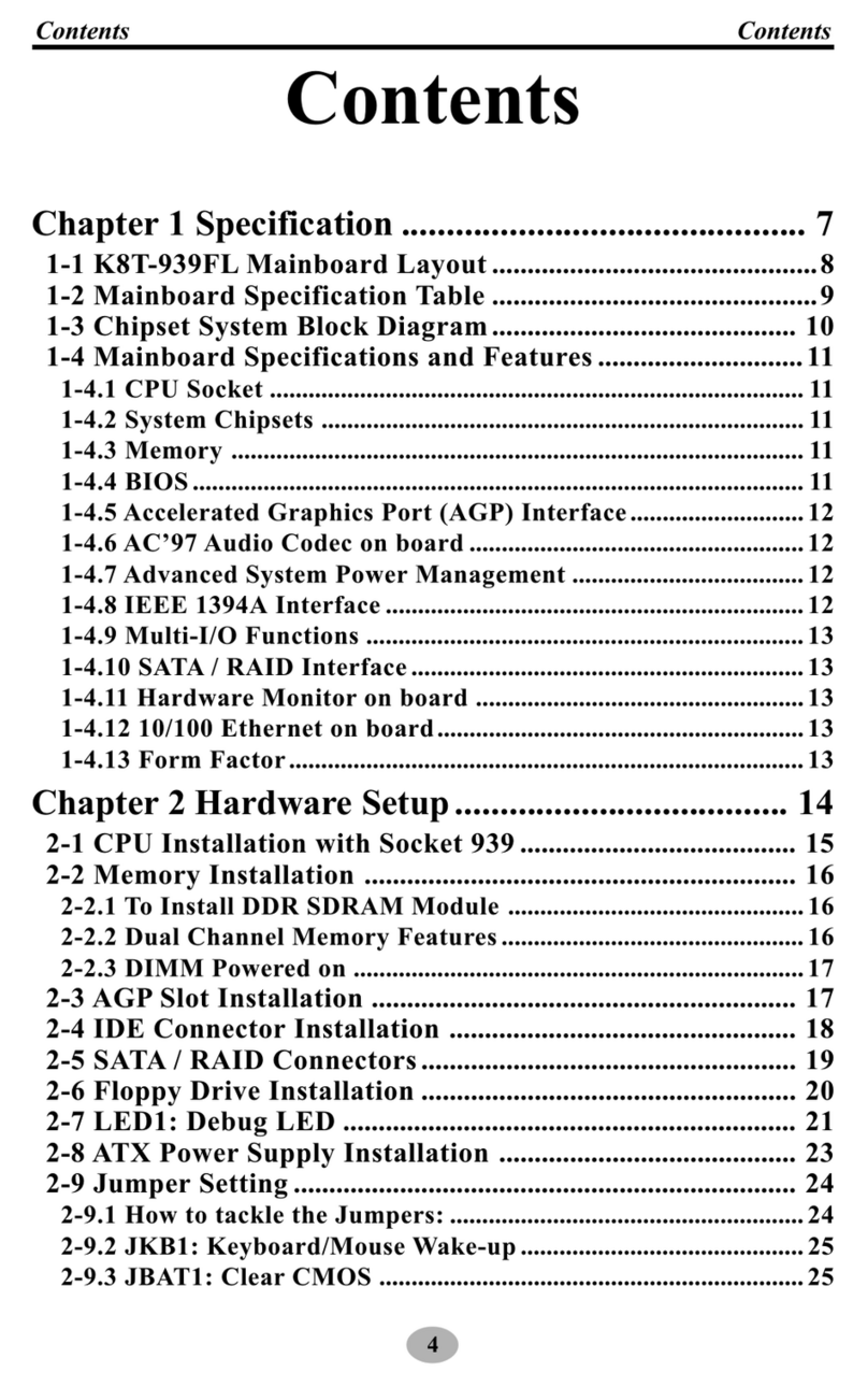 SOLTEK SL-K8T-939FL manual