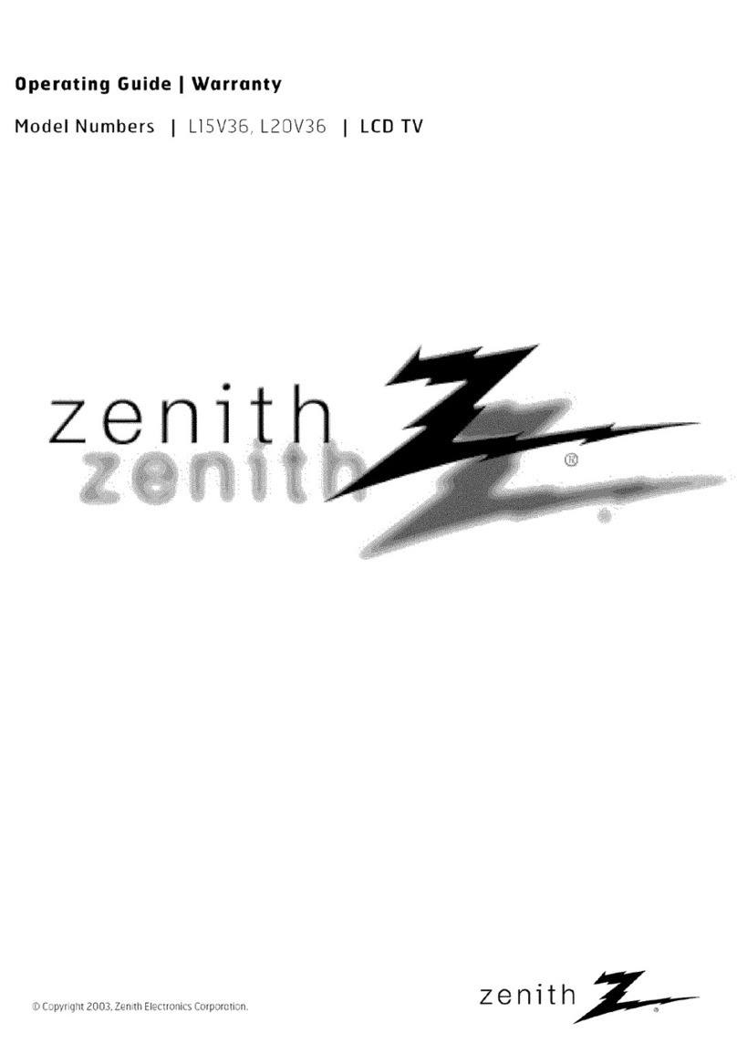 Zenith L15V36 Series Operating and maintenance manual
