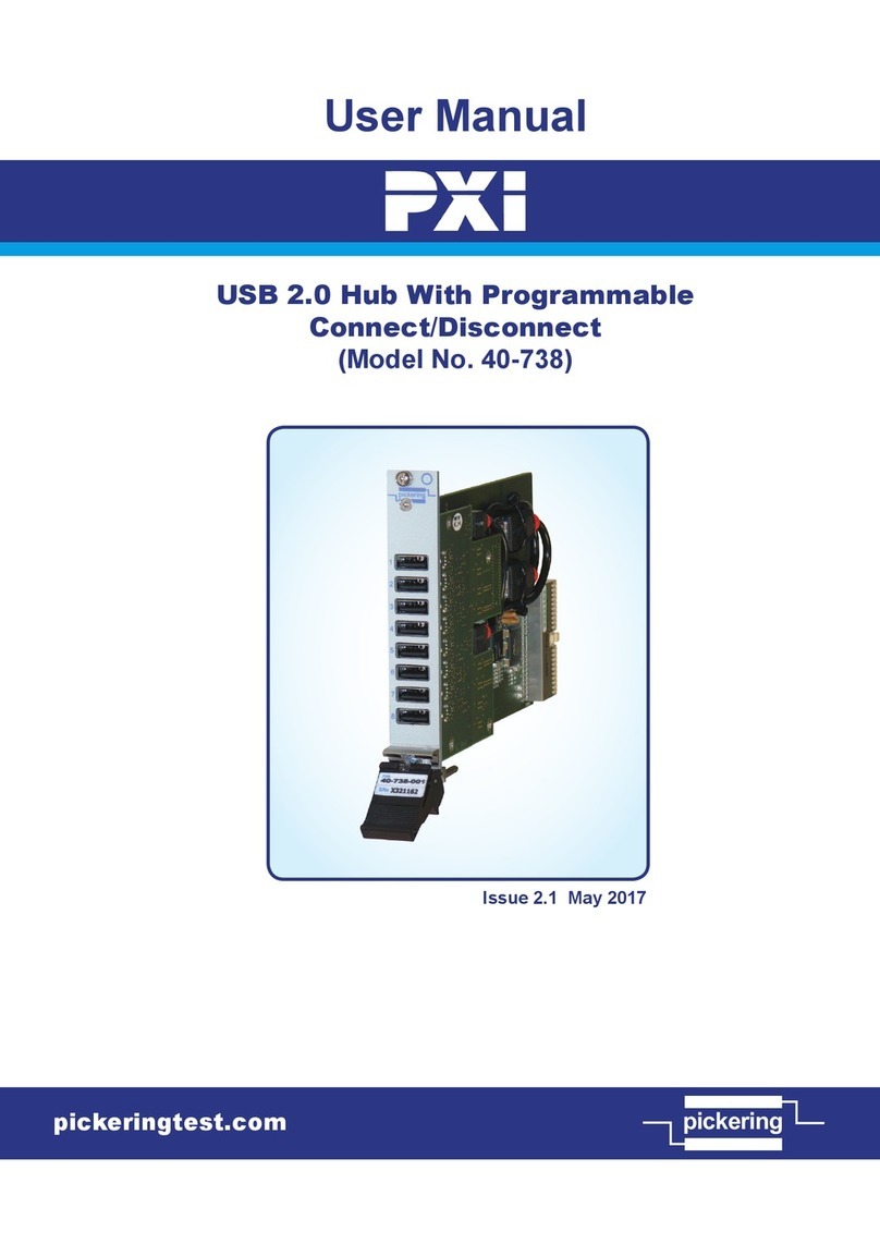Pickering 40-738 User manual