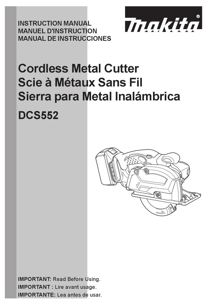 Makita DCS552 instruction manual