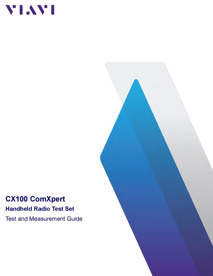Viavi ComXpert CX100 manual