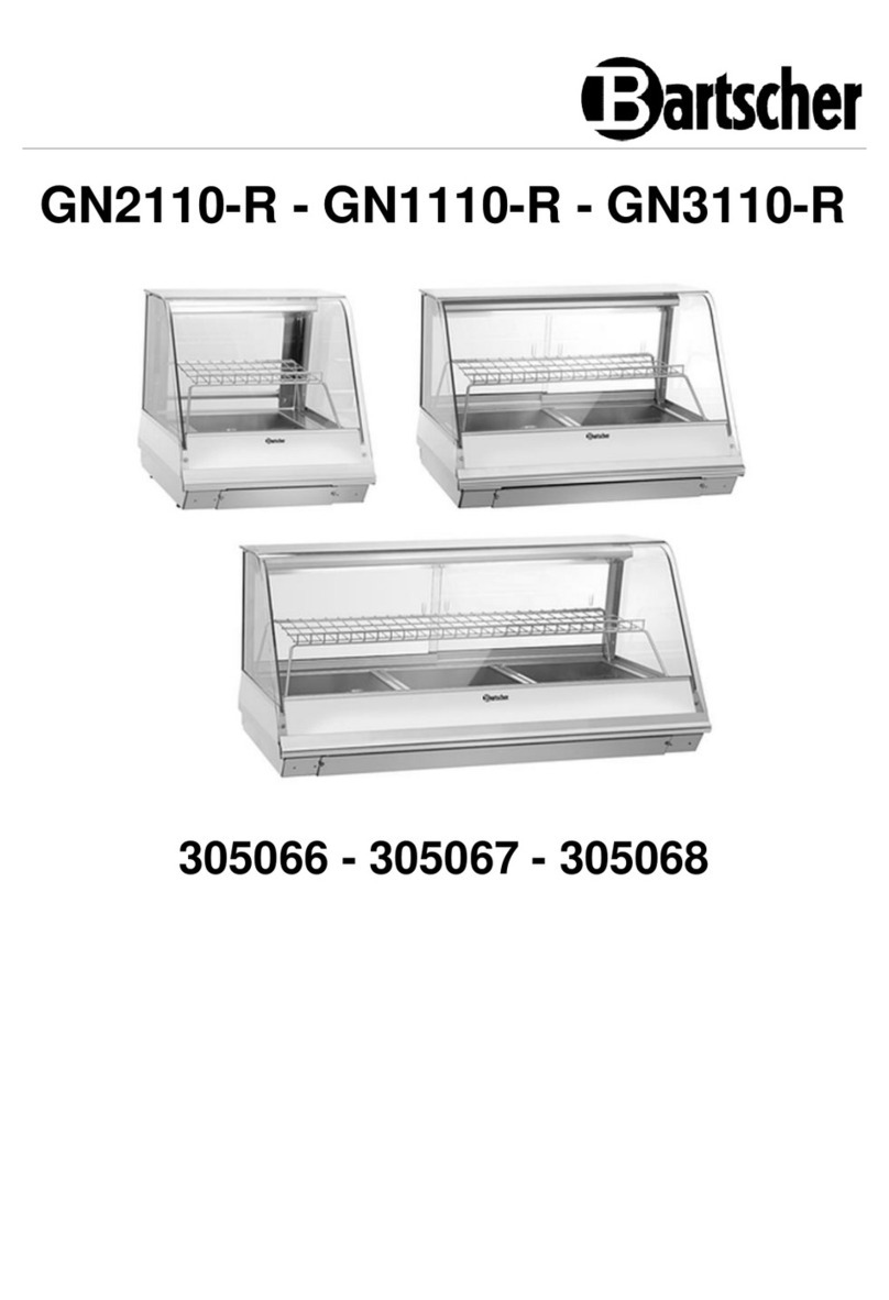 Bartscher GN2110-R instruction manual