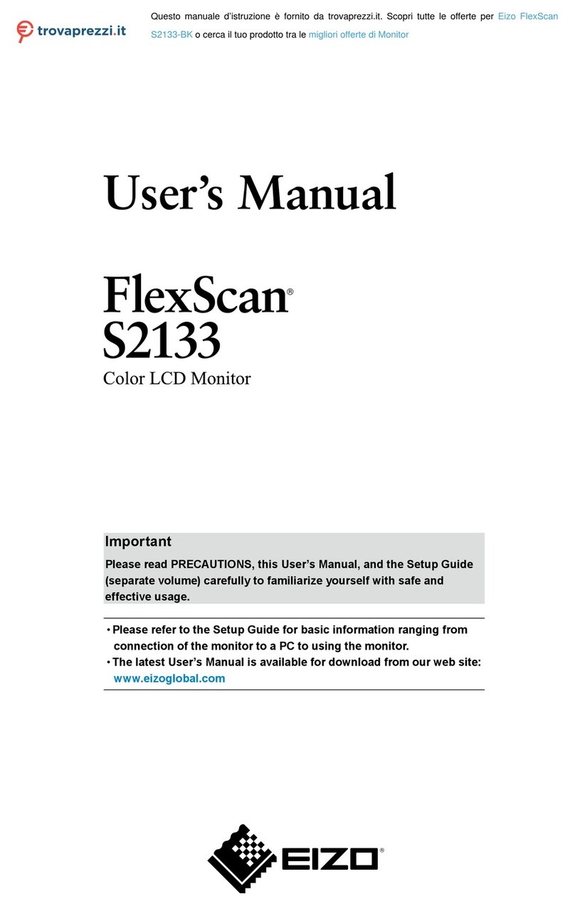 Eizo FlexScan S2133-BK user manual