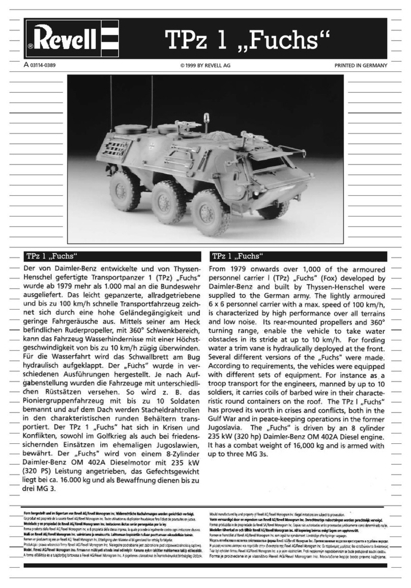 REVELL TPz 1 Fuchs User manual