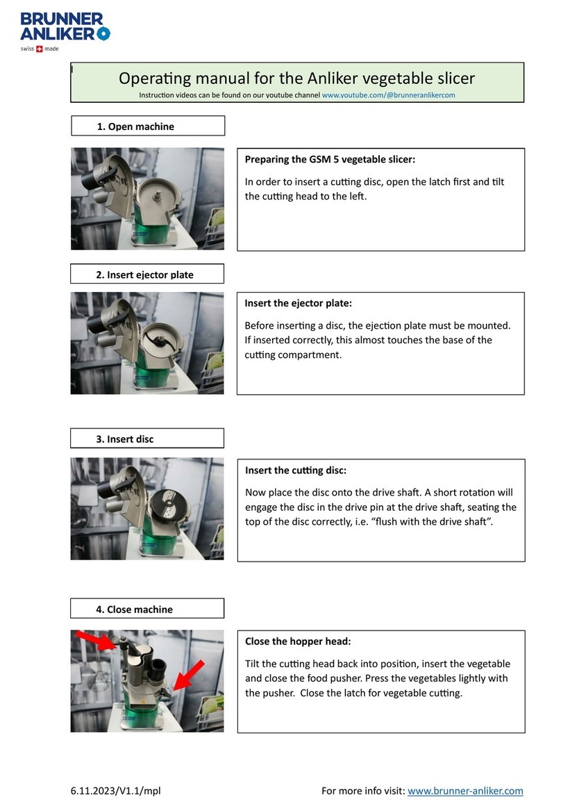 Brunner Anliker GSM 5 operating manual