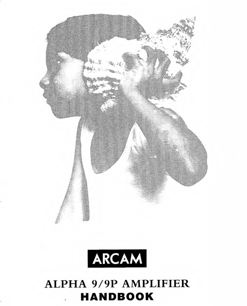 Arcam Alpha 9 User manual