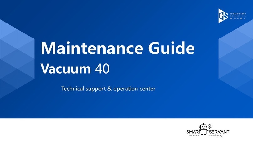 GAUSSIAN ROBOTICS Vacuum 40 Maintenance Guide