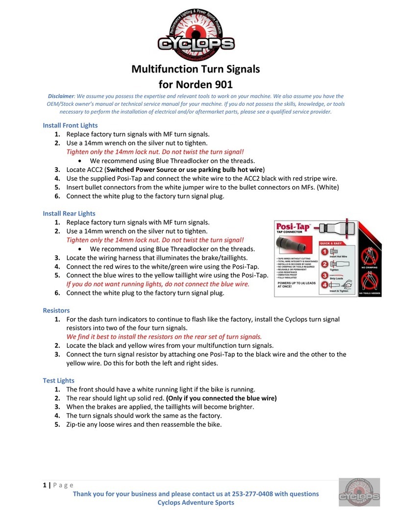 CYCLOPS CIL-MF3 User manual