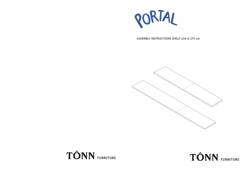 TONN FURNITURE PORTAL Assembly instructions