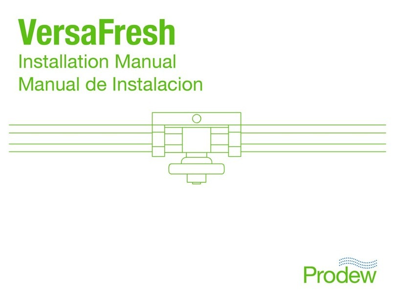Prodew VersaFresh installation manual