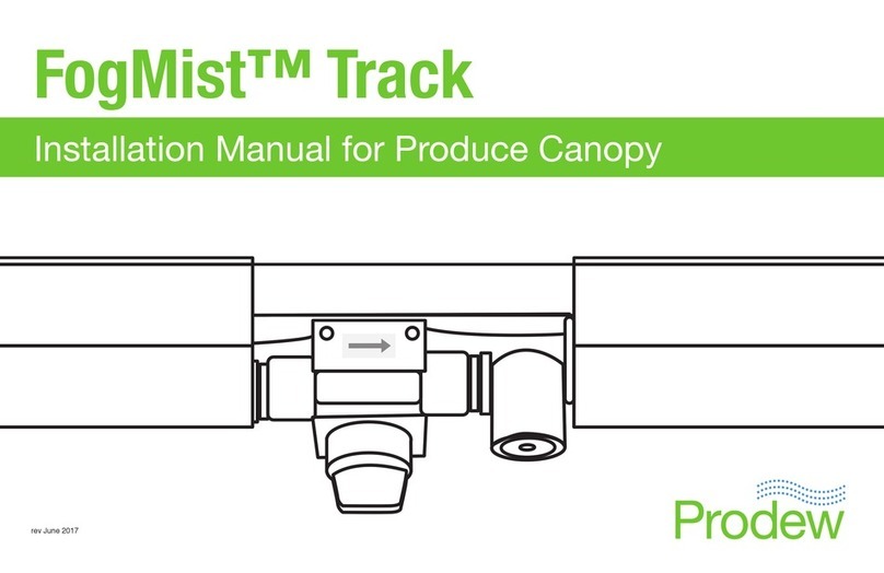 Prodew FogMist Track installation manual