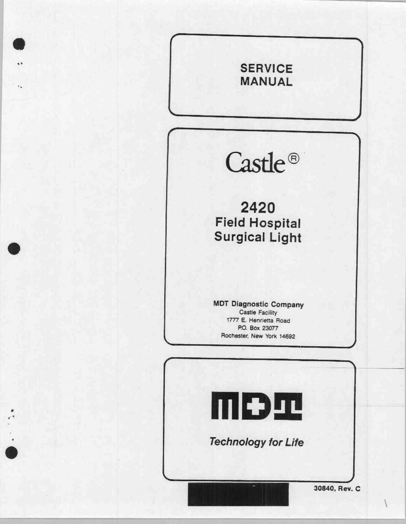 MDT Castle 2420 Service manual