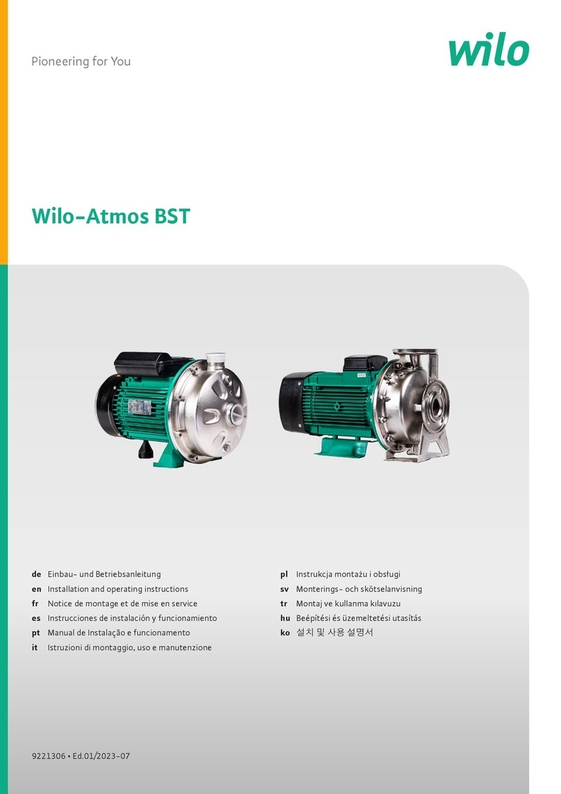 Wilo Atmos BST User manual
