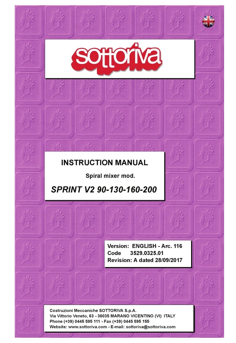 Sottoriva SPRINT V2 90 instruction manual Sottoriva SPRINT V2 90 instruction manual
