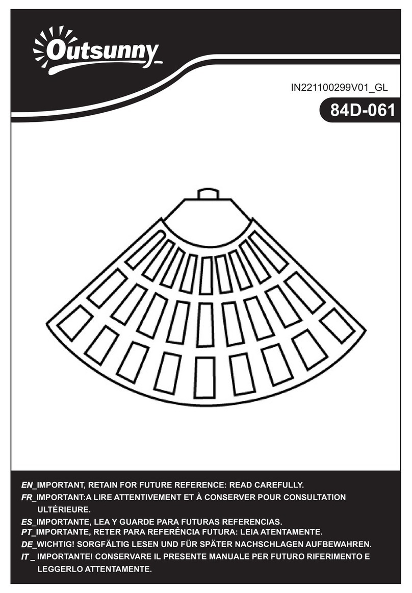 Outsunny 84D-061 User manual